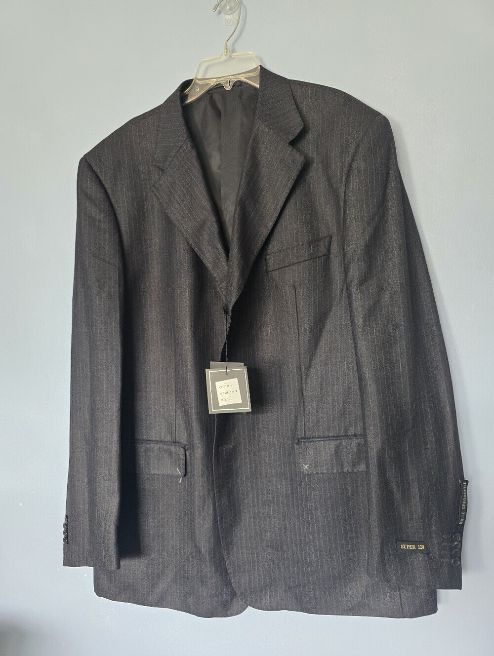 Abito Sartoriale Herringbone Mens Blazer Size 62 NEW